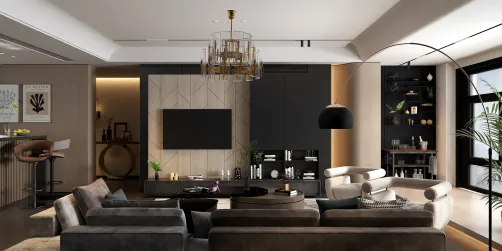 Luxury living room 