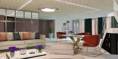 Le salon et salle à manger