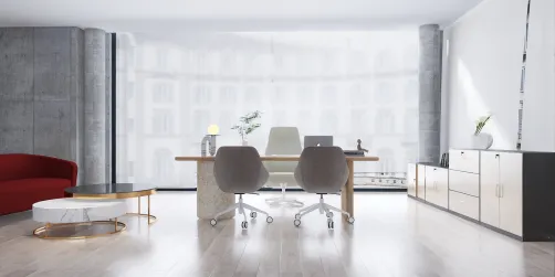 minimalist office space