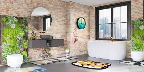Petite salle de bain pour les animaux et nous 