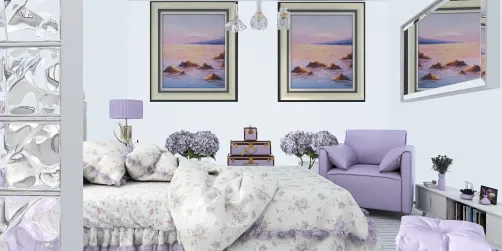 "Lavender Serenity Bedroom"