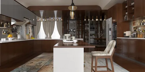 Modern Rustic Kitchen Dining Room