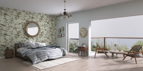 Cozy resort hotel room