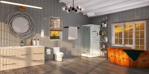 Gray Bathroom 