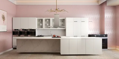 Pink kitchen