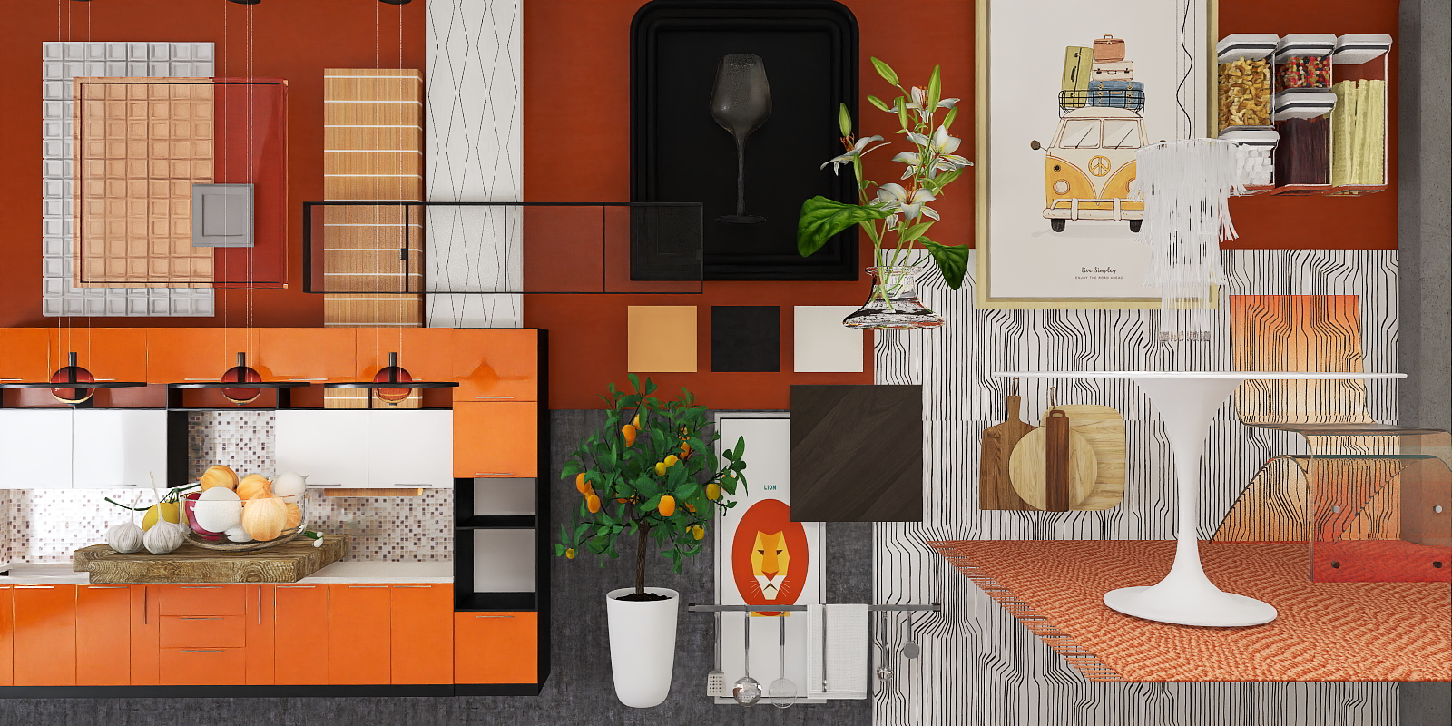 Vintage ‘60s kitchen board