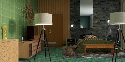 quarto de solteiro luxuoso 