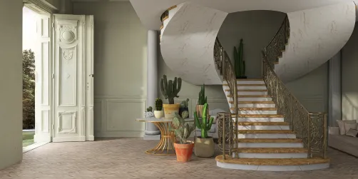 beautiful desert foyer