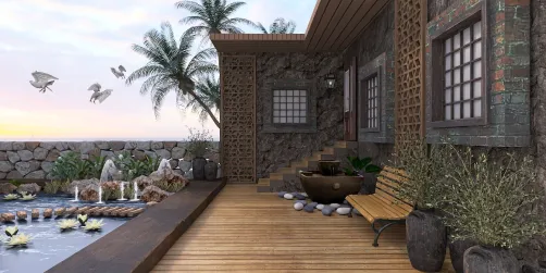 Simple Rammed Earth Beauty....
