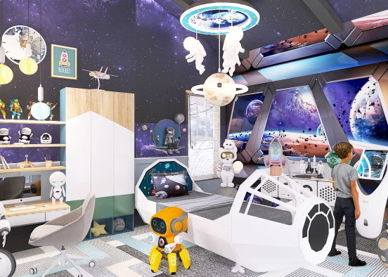 the astronot 
 Design Rendering