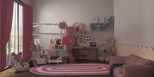 pink children’s room 🎀