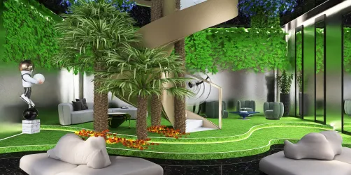 Architectural Office waiting  area .
