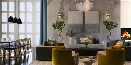 marble living room 