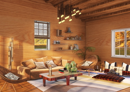 Roof top room Design Rendering
