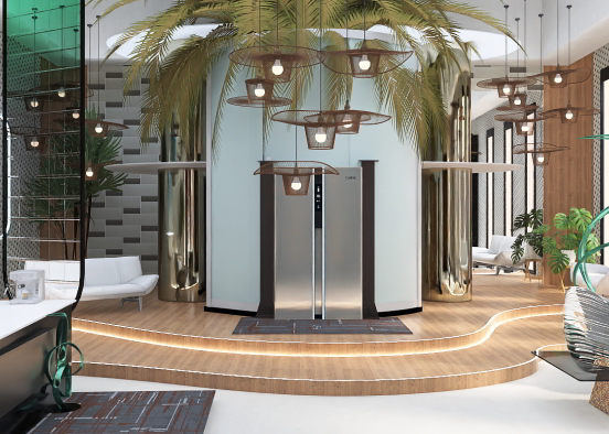 Welcome to Palm Hotel.  Design Rendering