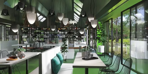 Square cafeteria
