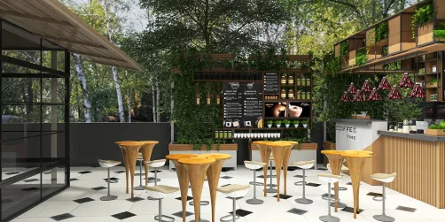 outdoor cafe concept 