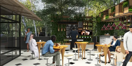  outdoor cafe concept 