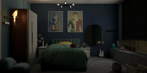 quarto masculino pequeno com aspecto jovem