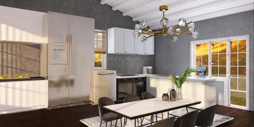Luxury kitchen design.
