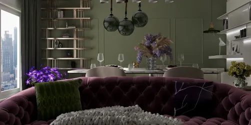 The Olympic colors are purple and green 💚💜👌🏻