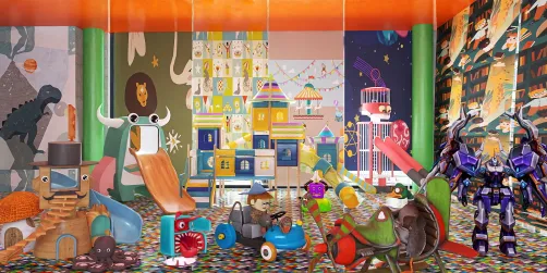 Funky Fun Room...No Clowns Allowed