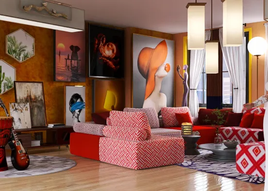 # Bright orange 🧡 bright sun 🌞 💖 Renderização de Design