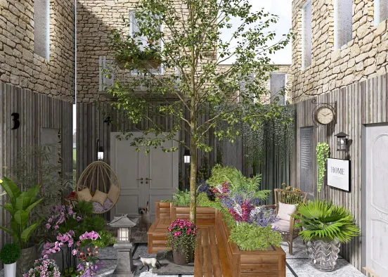 All nabours garden.  Design Rendering