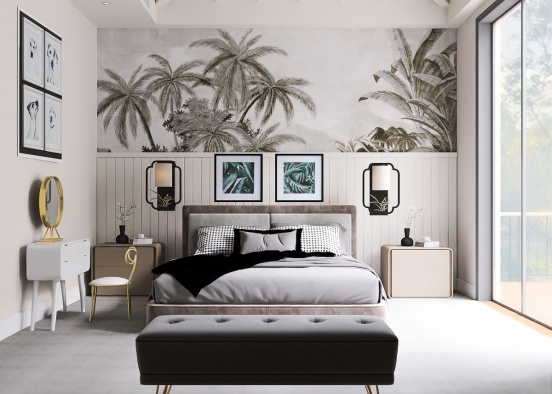 simple bedroom decoration 🤗🤗 Design Rendering