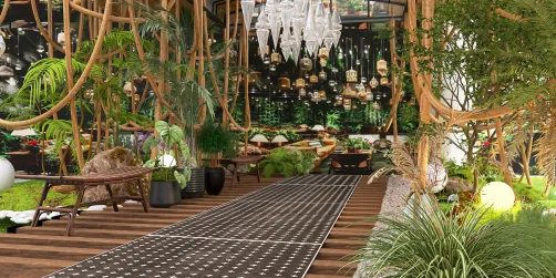 Corridor to the Restaurant 🍽️🌿
