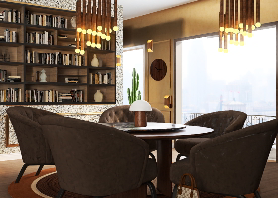 Modern office Design Rendering