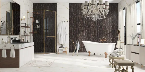 Neoclassical bathroom 