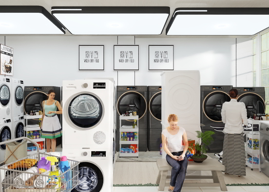 Shared laundry 🧺  Design Rendering