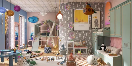 Colorful Kids room