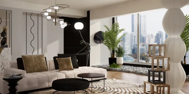 Minimalist living room 🖤