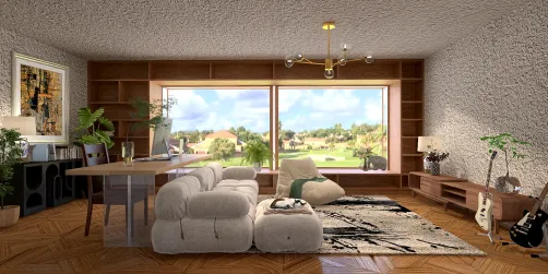 Wall shelves living room 