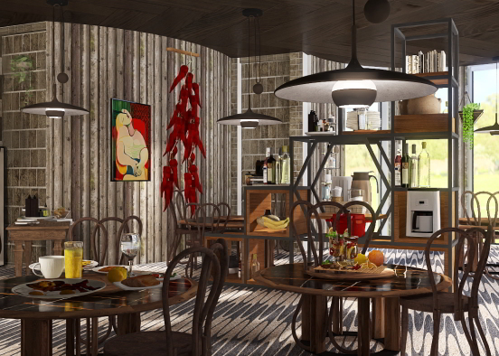 The Red Chile Bistro by Kymphotog  Design Rendering