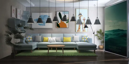 Pastel Living Room 