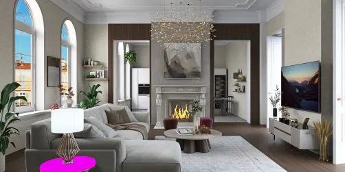 Earthy Apartment 

