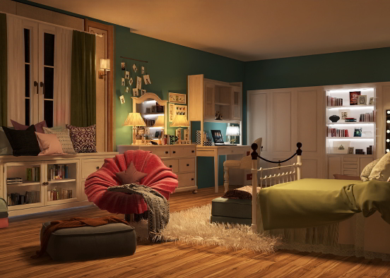 2000s aesthetic teen bedroom 💝 Design Rendering