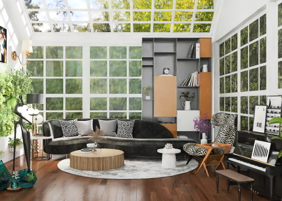 Natural light living room 💡🌞 Design Rendering