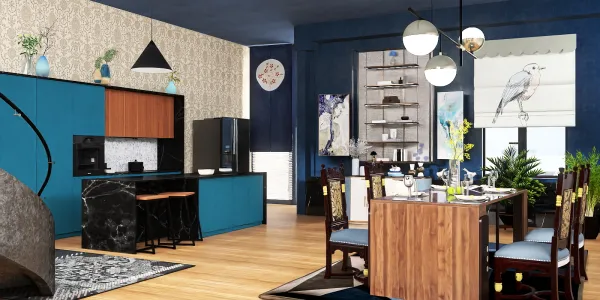 Professional interior design created with Homestyler 3D design software