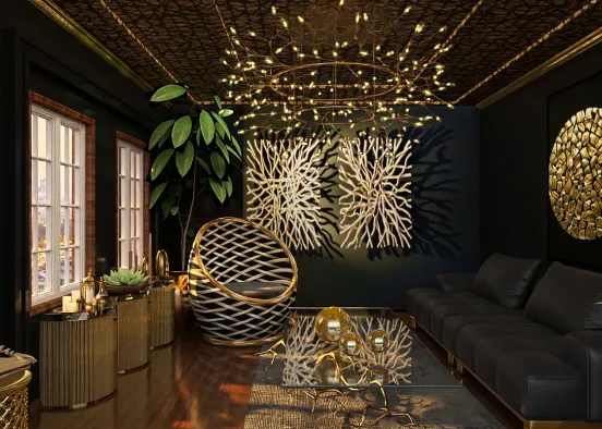 # Glowing Reflections of Sunlight Renderização de Design