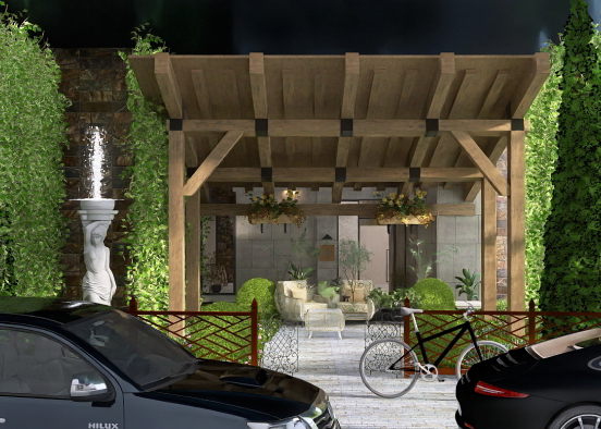 Entrada de jardín Design Rendering