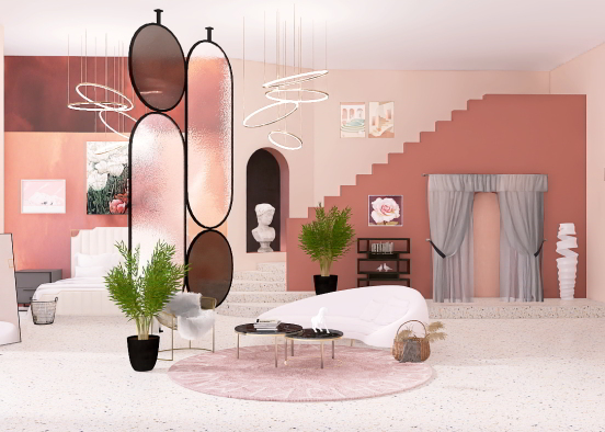 Pink & Black  Design Rendering