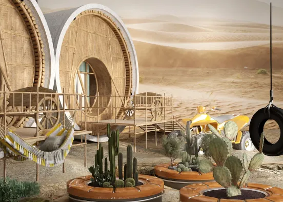 # Desert Roads  Renderização de Design