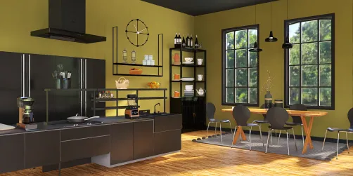 Loft Kitchen with famous View 