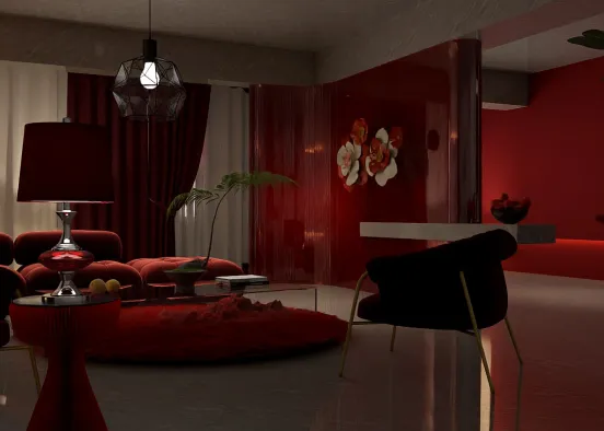 # Crimson Elegance  Renderização de Design