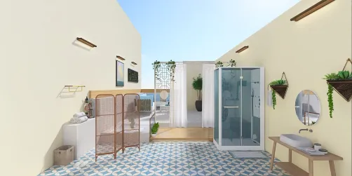 outdoor bathroom 