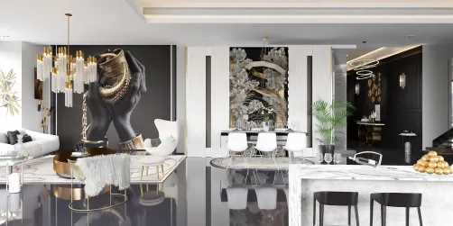 Luxury living room 